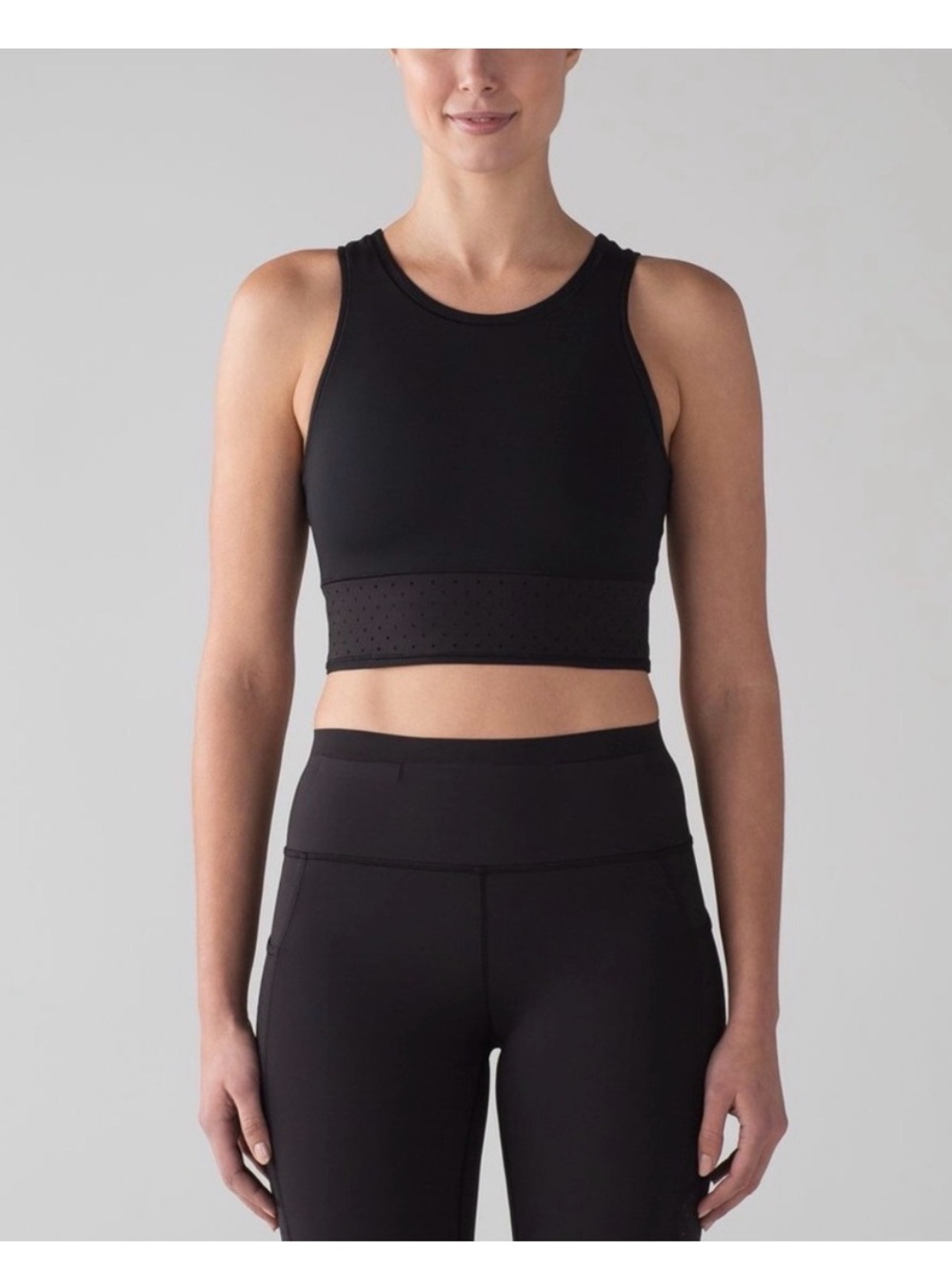 Lululemon Mind Over Miles Crop Top